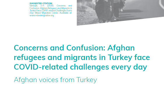 Concerns and Confusion: Afghan refugees and migrants in Turkey face COVID-related challenges every day