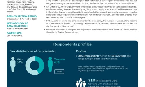 Access to information before and during the journey among refugees and migrants in Costa Rica